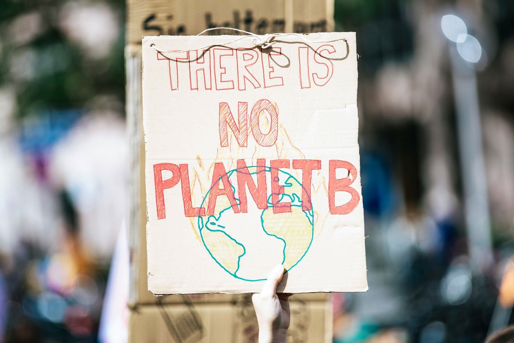 No planet B. Photo by Markus Spiske via Unsplash