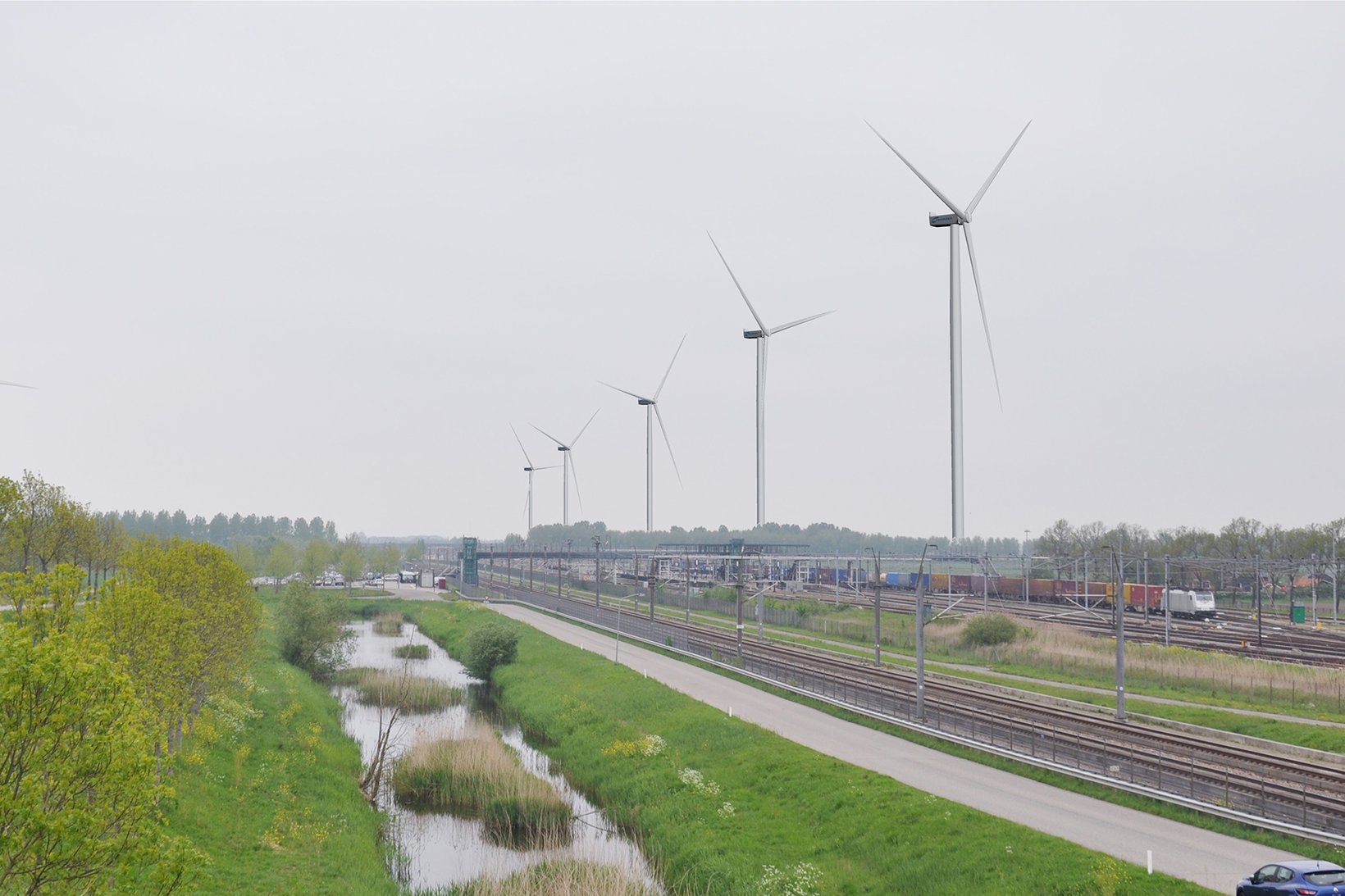 Wind farm Klaverspoor - how it will look when completed