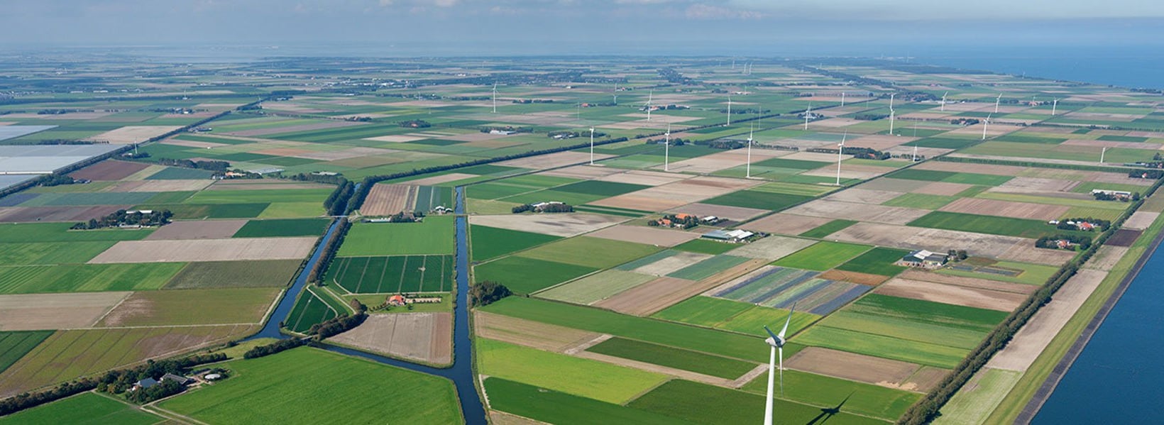 Wieringermeer wind park, outside Amsterdam, Netherlands