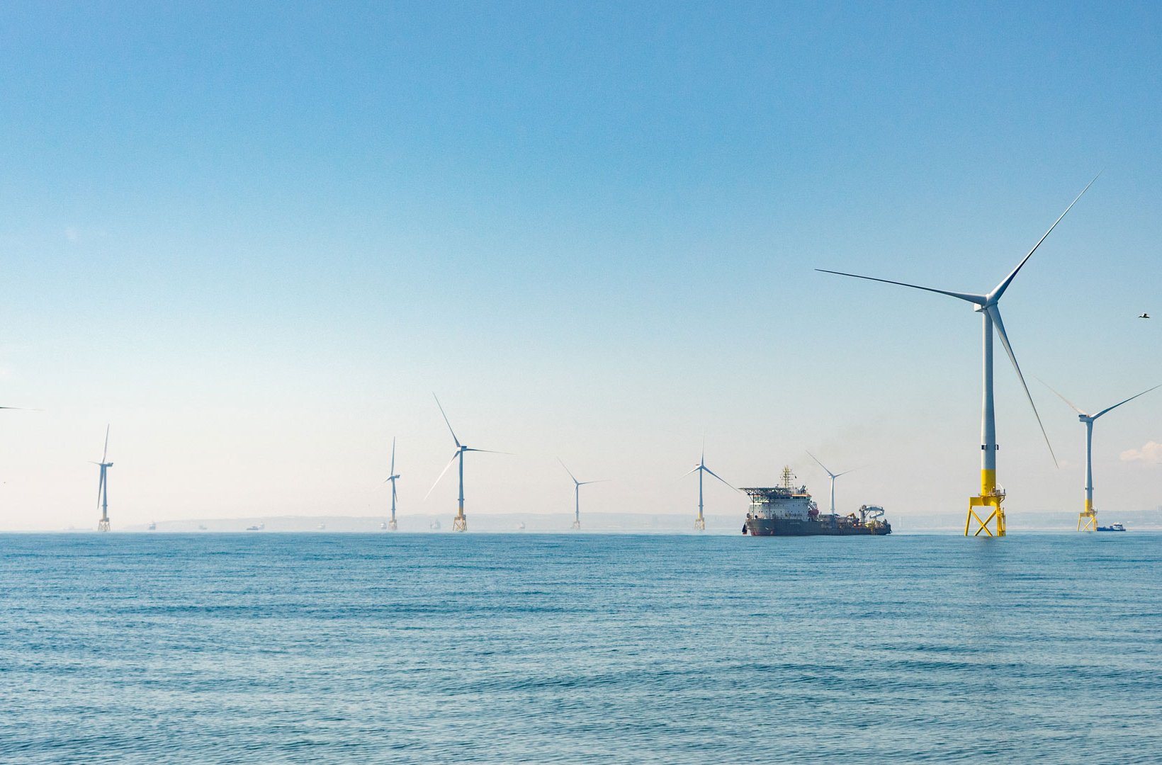 The European Offshore Wind Development Centre in Aberdeen Bay in Scotland