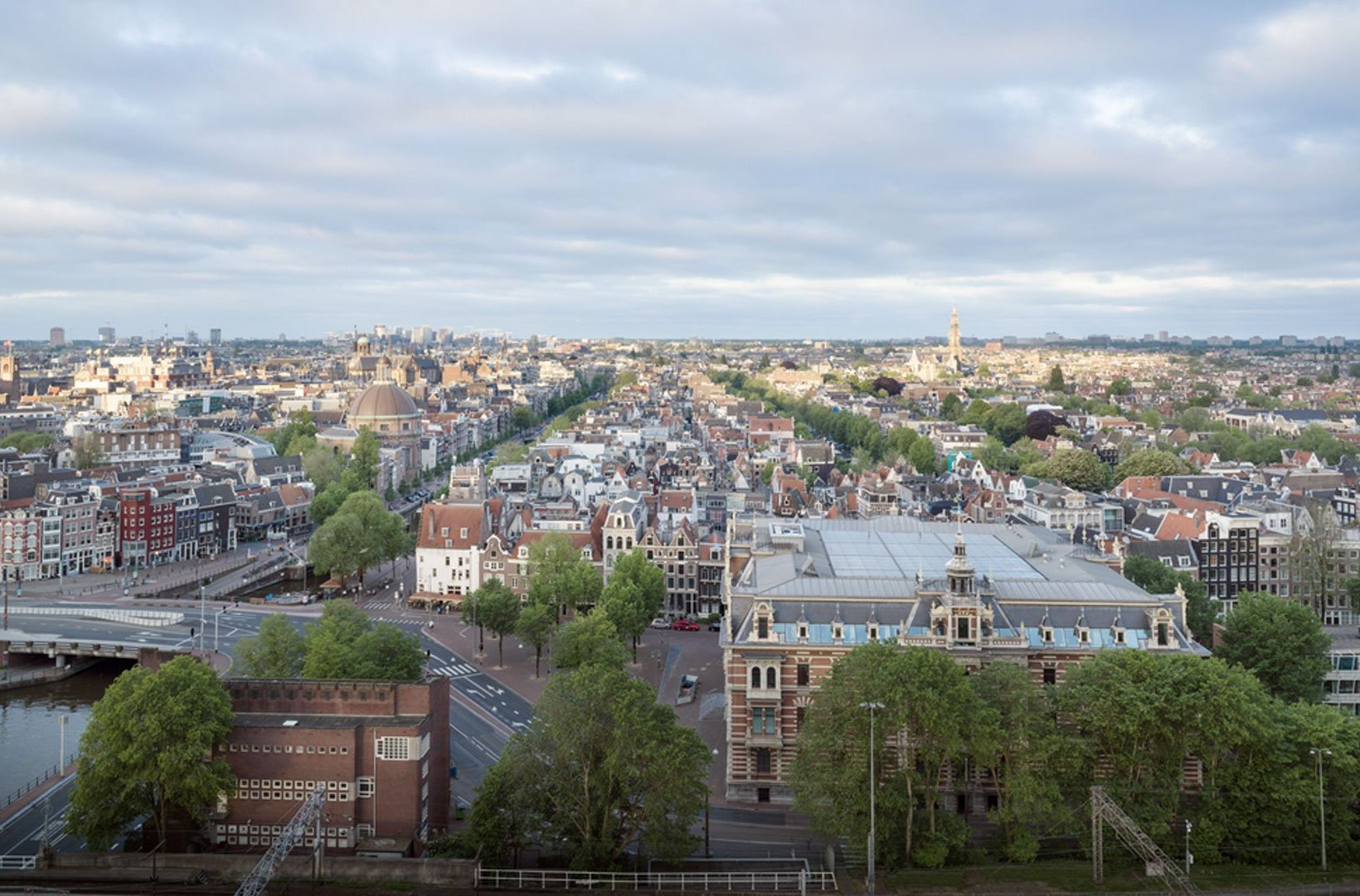Panorama photo of Amsterdam