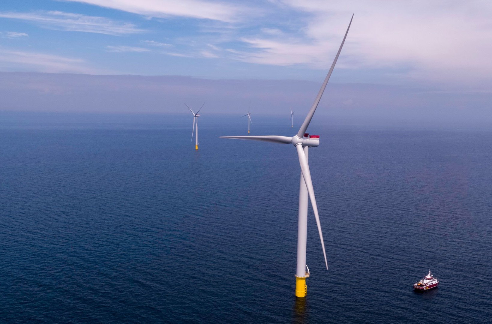 Kriegers Flak offshore wind farm in the Baltic Sea