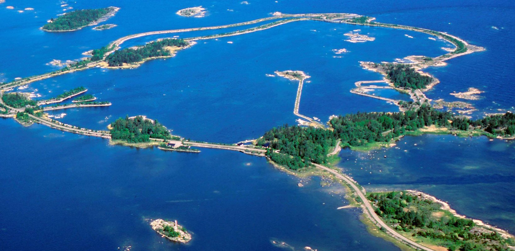 Aerial photo of the Biotest Lake Aerial photo of the Biotest Lake