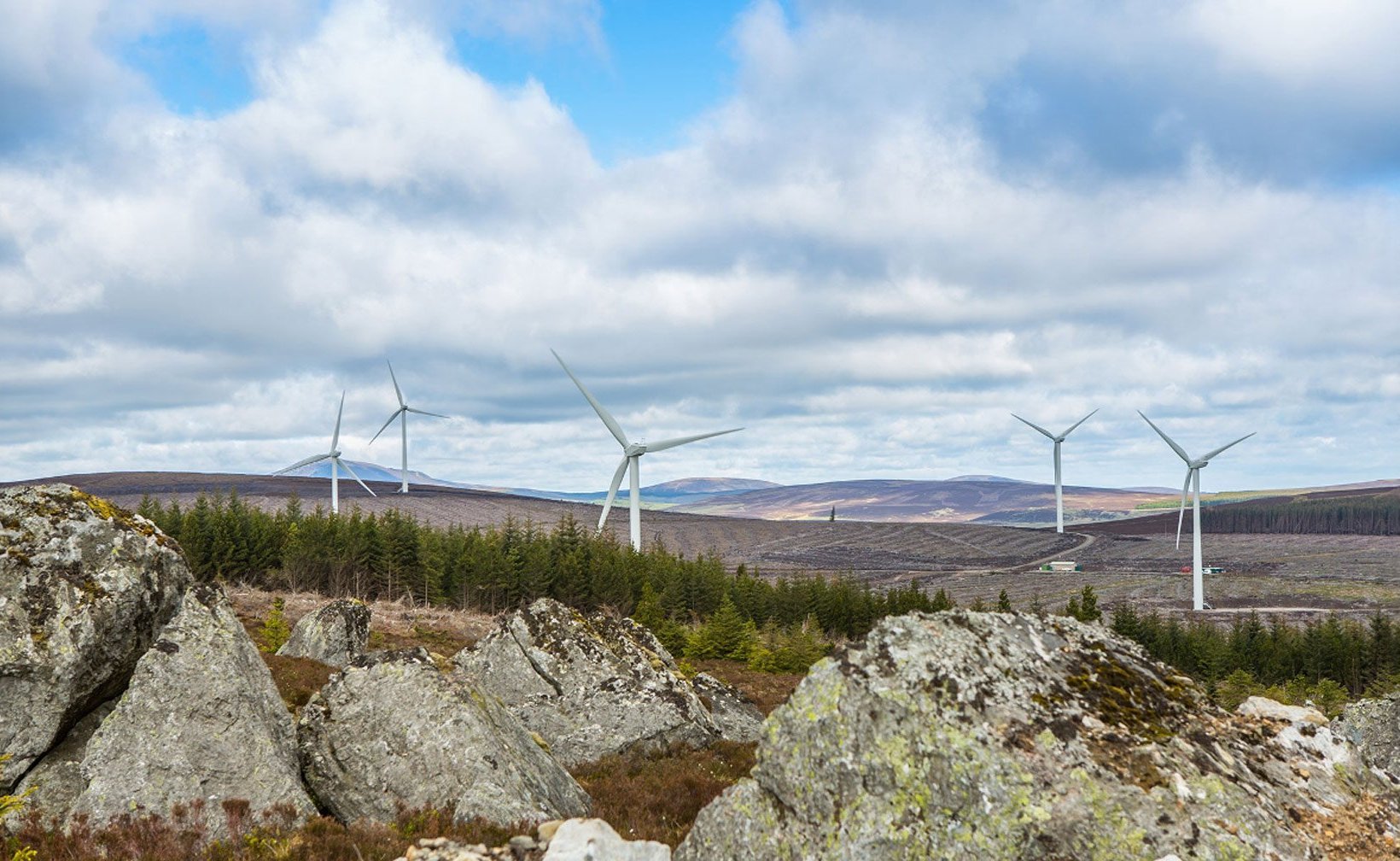 Clashindarroch wind farm.