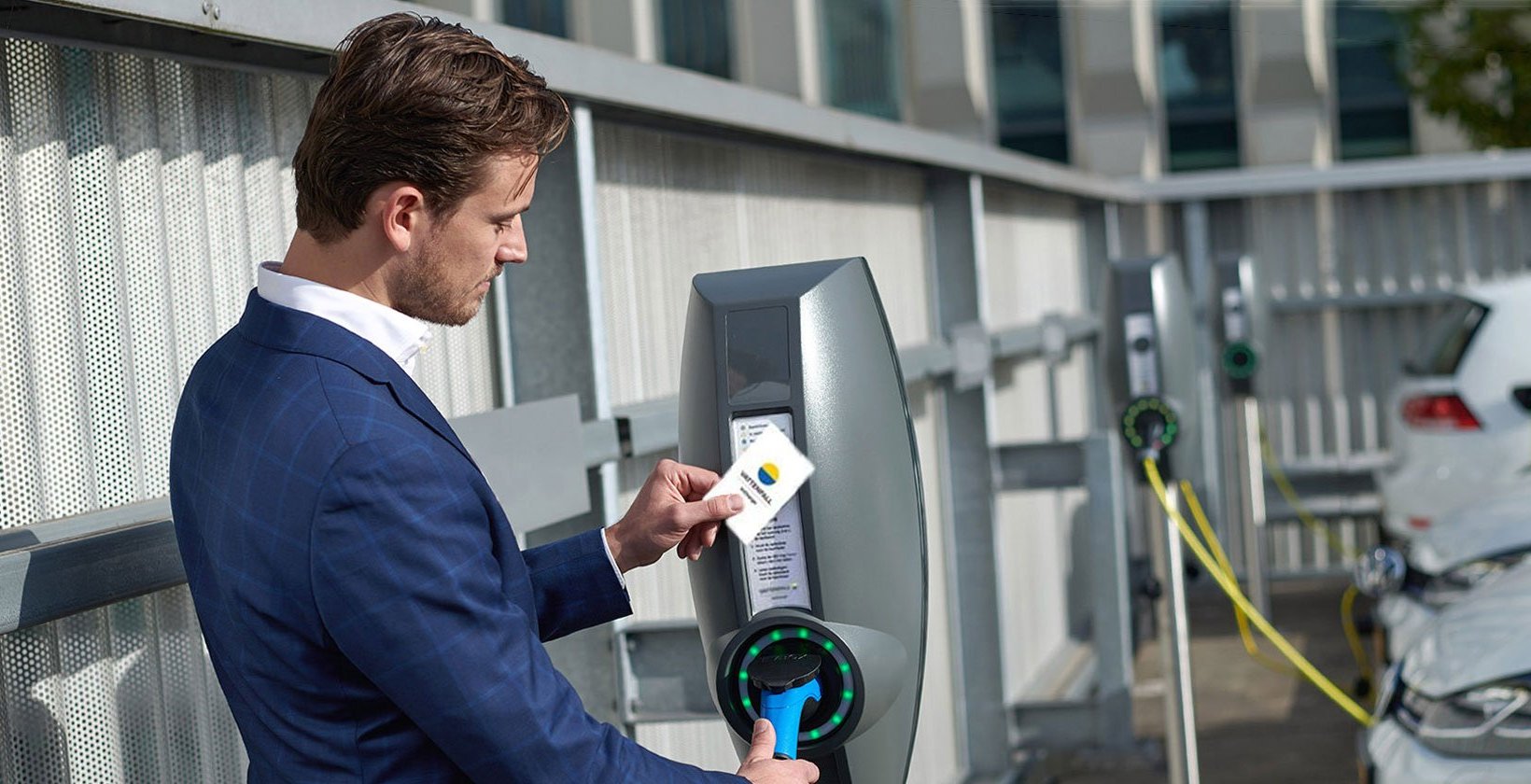 InCharge electric vehicle charging point 