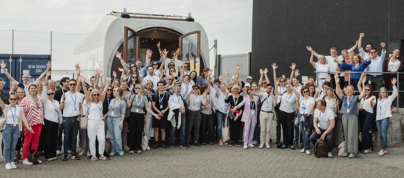 Group shot of EU climate and environment attachés in Esbjerg. Group shot of EU climate and environment attachés in Esbjerg.
