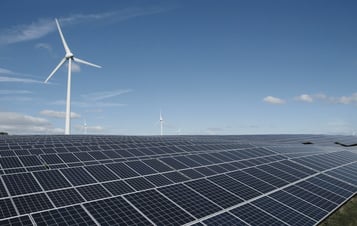 Wind turbines and solar cells