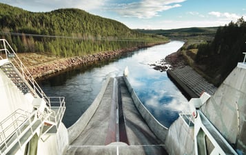 Tuggen hydroelectric power station in Sweden