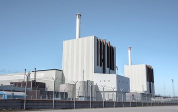 Two nuclear reactors in Forsmark.