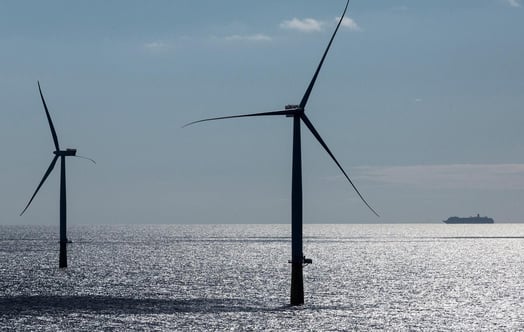 An offshore wind farm