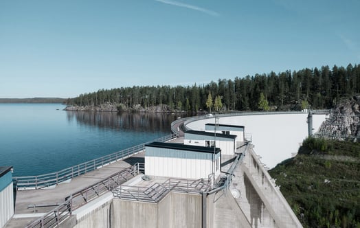 A hydro power plant