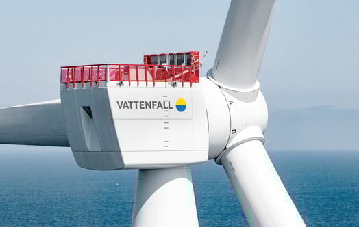 An offshore wind turbine