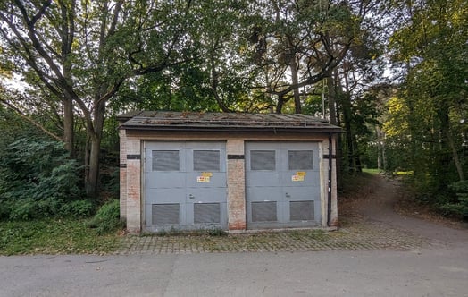 A substation building. Photo: Simon Wennberg
