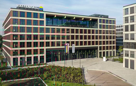 Vattenfall's office in Südkreuz, Berlin