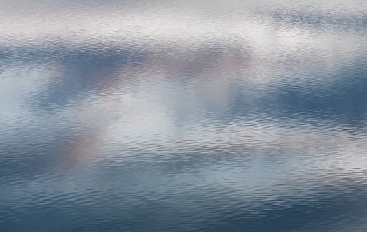 Reflections on a water surface