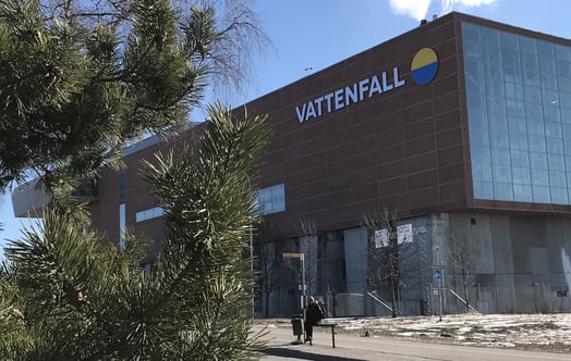 Vattenfall's heat plant in Uppsala, Sweden
