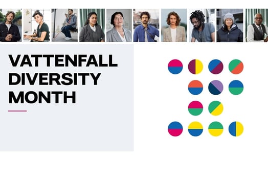 Vattenfall diversity month cover image Vattenfall diversity month cover image