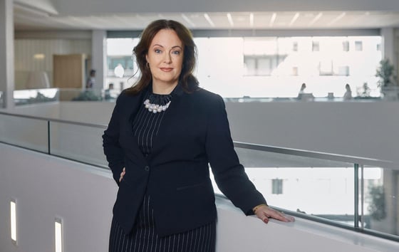Anna Borg, President and CEO of Vattenfall, in the head office.