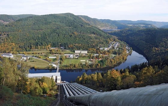 Hohenwarte pumped storage plant. Hohenwarte pumped storage plant.