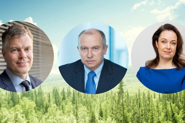 Markus Rauramo, President and CEO of Fortum, Christian Rynning- Tønnesen, President and CEO of Statkraft and Anna Borg, President and CEO of Vattenfall