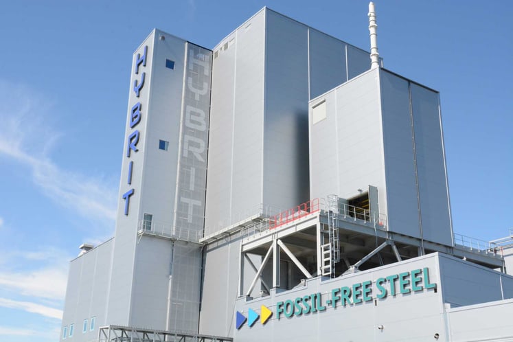 Exterior view of the HYBRIT test facility