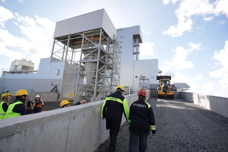 Exterior view of the HYBRIT test facility