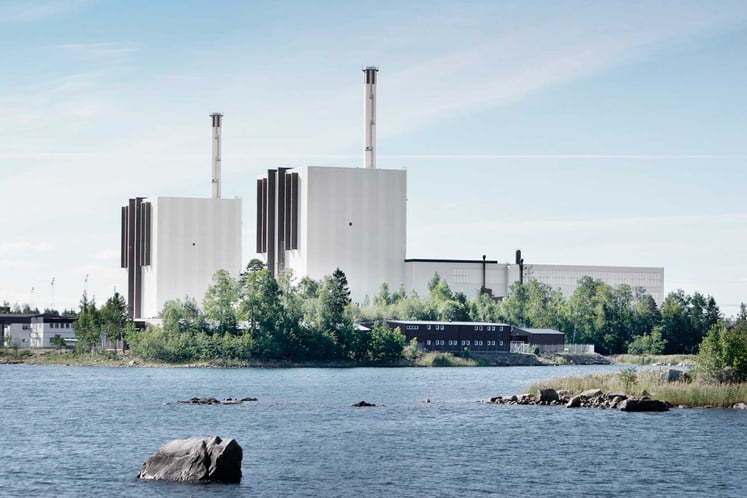 Exterior view of Forsmark power station