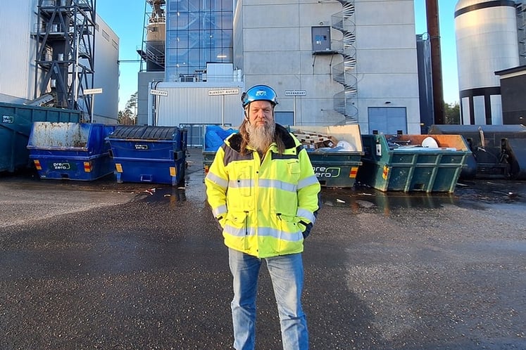 Robert Mattsson, project manager for Vattenfall's carbon dioxide separation facility in Jordbro