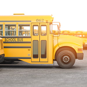 View of an American school bus - Photo: Adobe