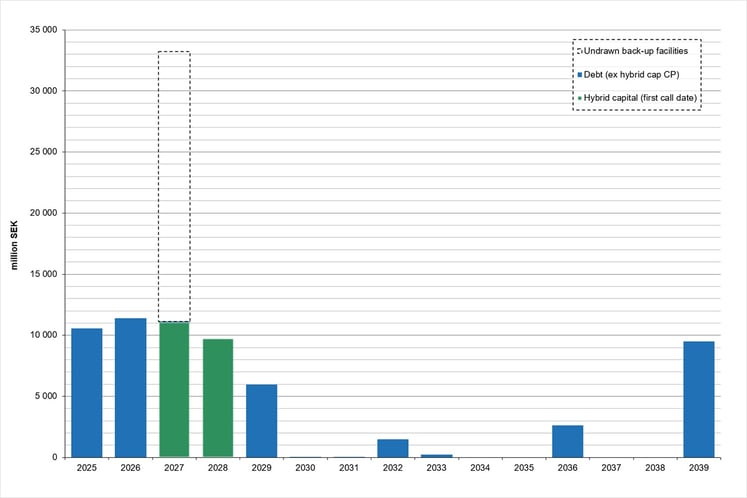 Debt maturity profile as of 30 September 2025 Debt maturity profile as of 30 September 2025