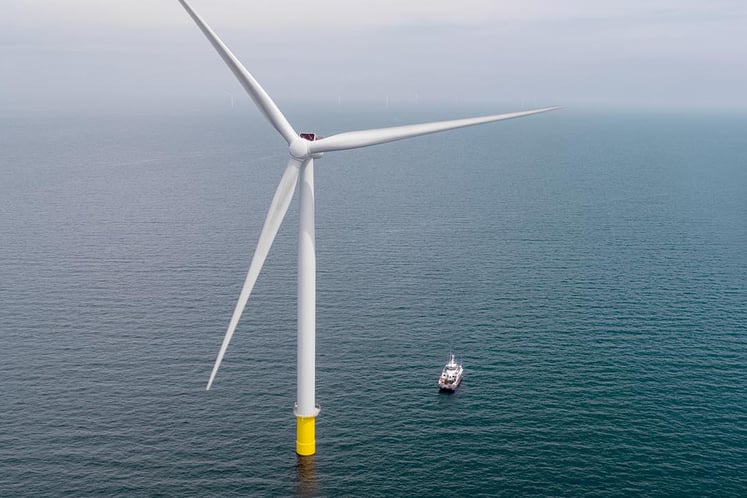 Kriegers Flak offshore wind farm in Denmark