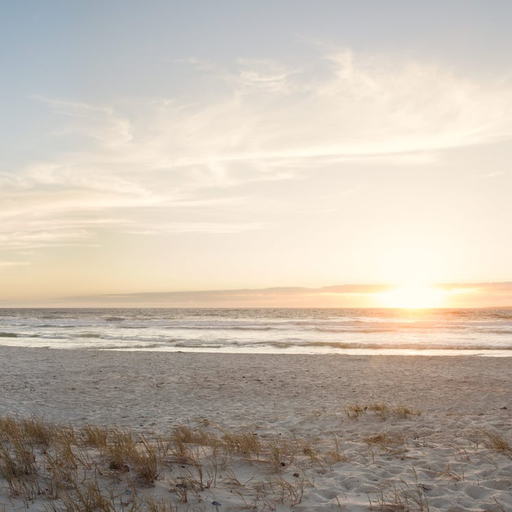 Sunset on the beach