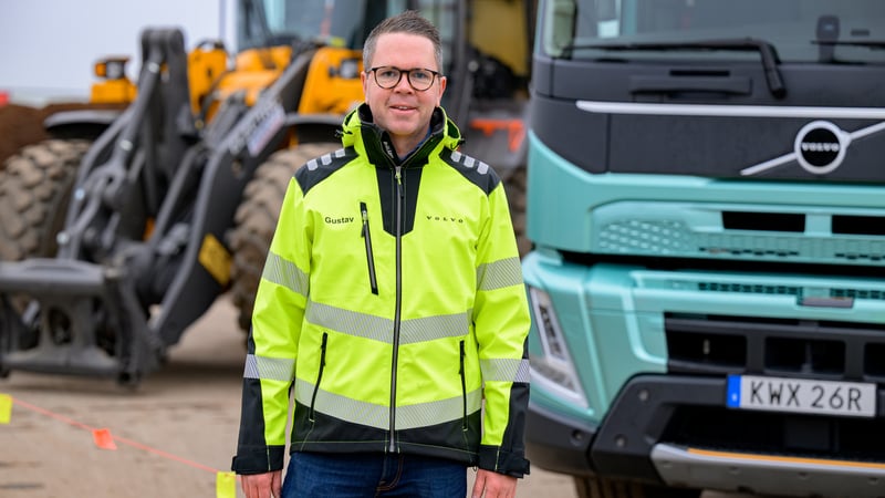 Gustav Boberg, Segment Leader at Volvo Construction Equipment.