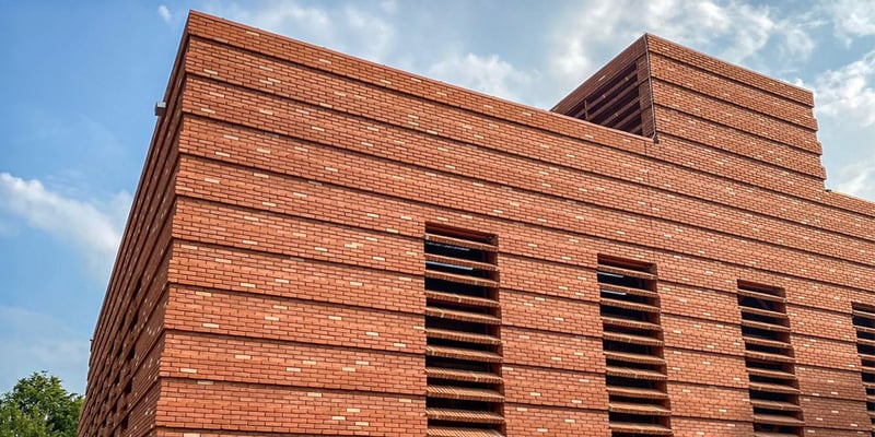 Hakfort heat transfer station in Amsterdam. Photo: Front Hakfort heat transfer station in Amsterdam. Photo: Front