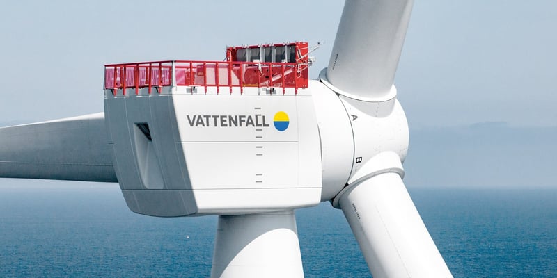 An offshore wind turbine An offshore wind turbine