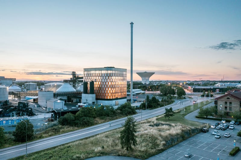 Heat plant Carpe Futurum in Uppsala, Sweden