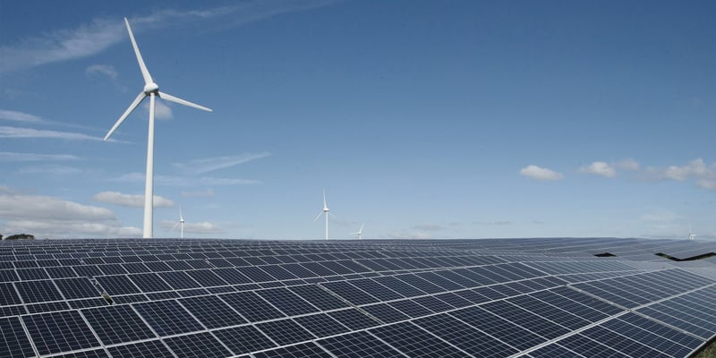 Wind turbines and solar cells