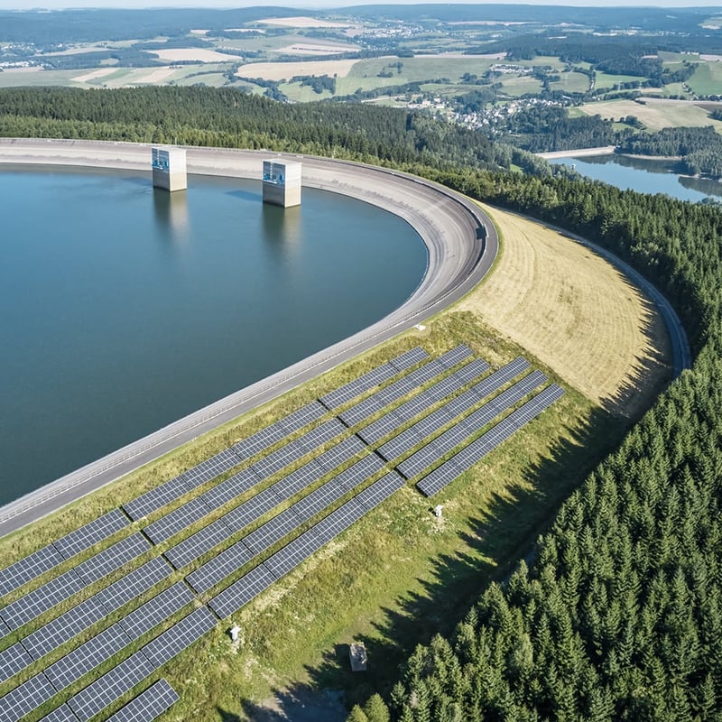 Using the land twice - when solar pump meet pump power Using the land twice - when solar pump meet pump power