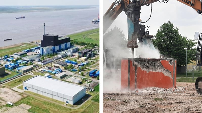 Dismantling nuclear power plant Brunsbüttel Dismantling nuclear power plant Brunsbüttel