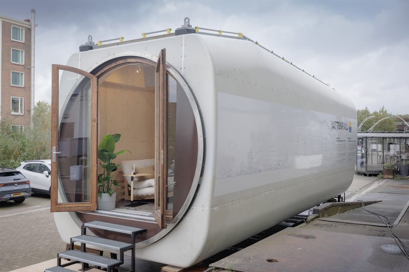 Exterior view of the Tiny house. Photo: Jorrit Lousberg