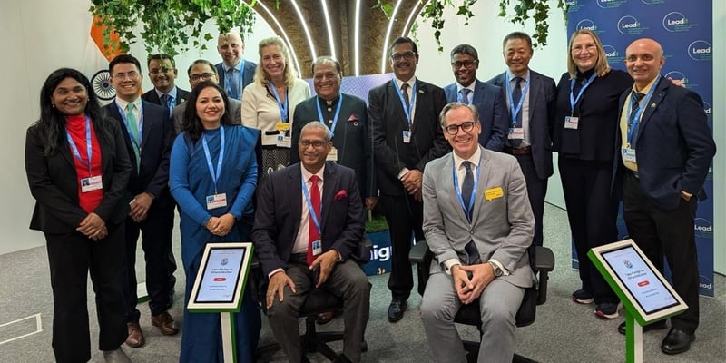 State secretaries, industry and government representatives from India and Sweden at COP29