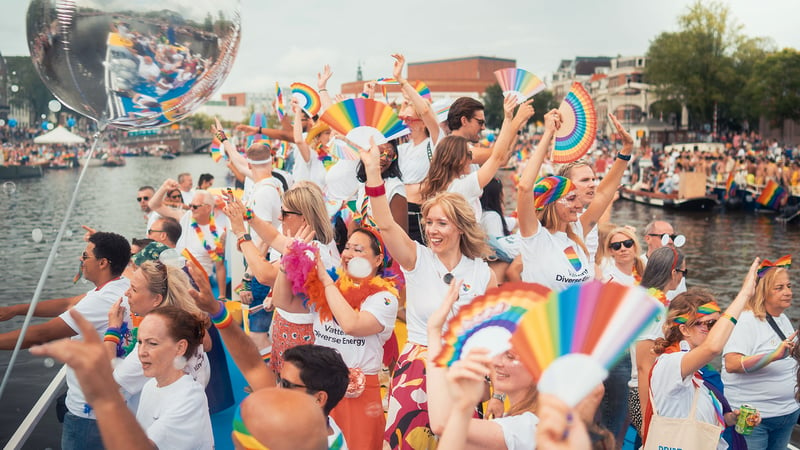 Vattenfall Pride Boat at Amsterdam Pride 2024