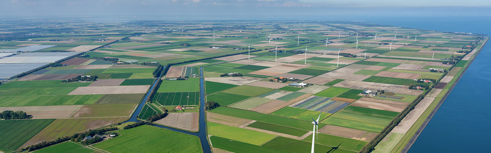 Wieringermeer wind park, outside Amsterdam, Netherlands