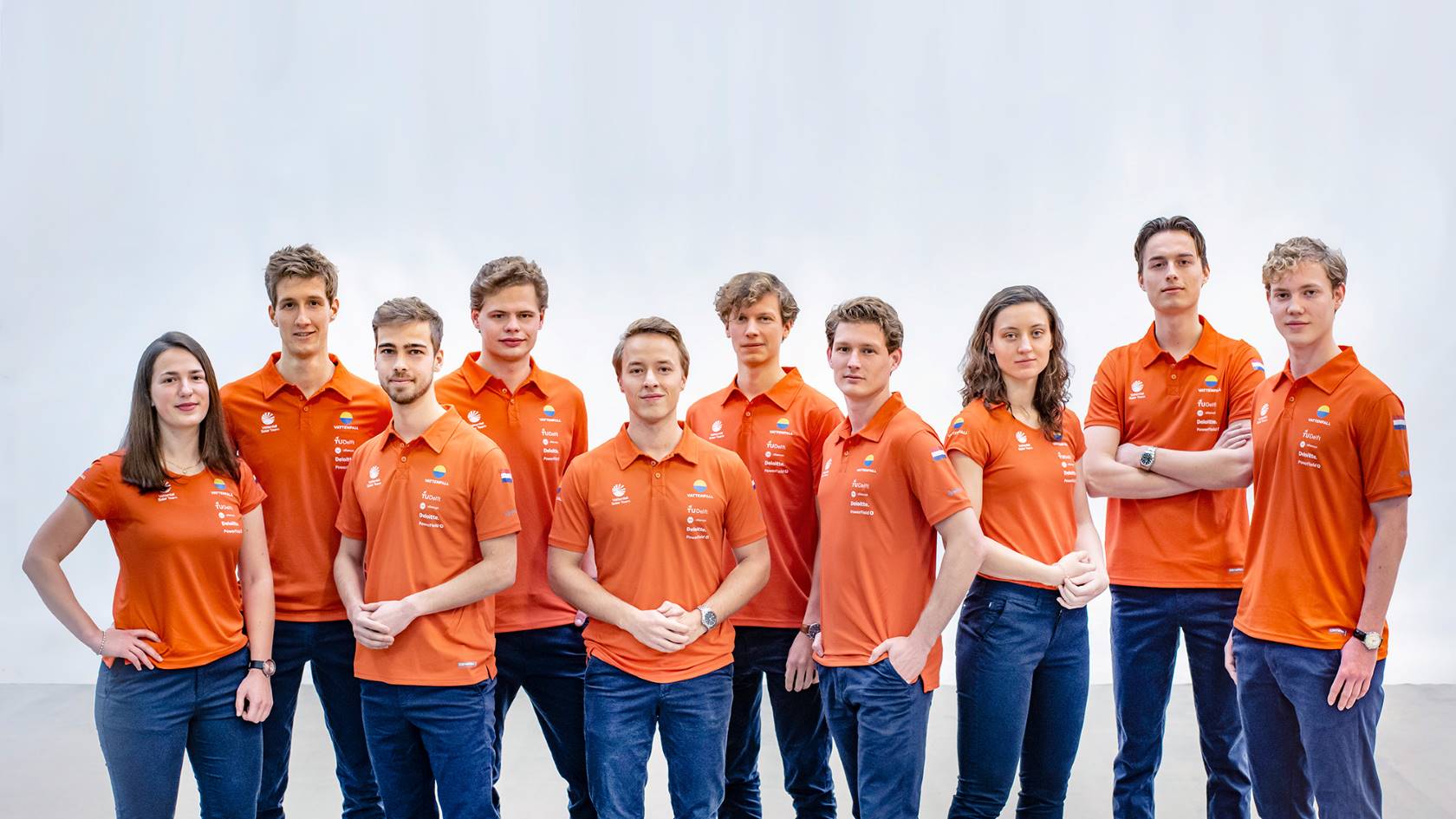 Vattenfall Solar Team 2020 - The new team of students from Delft University of Technology.