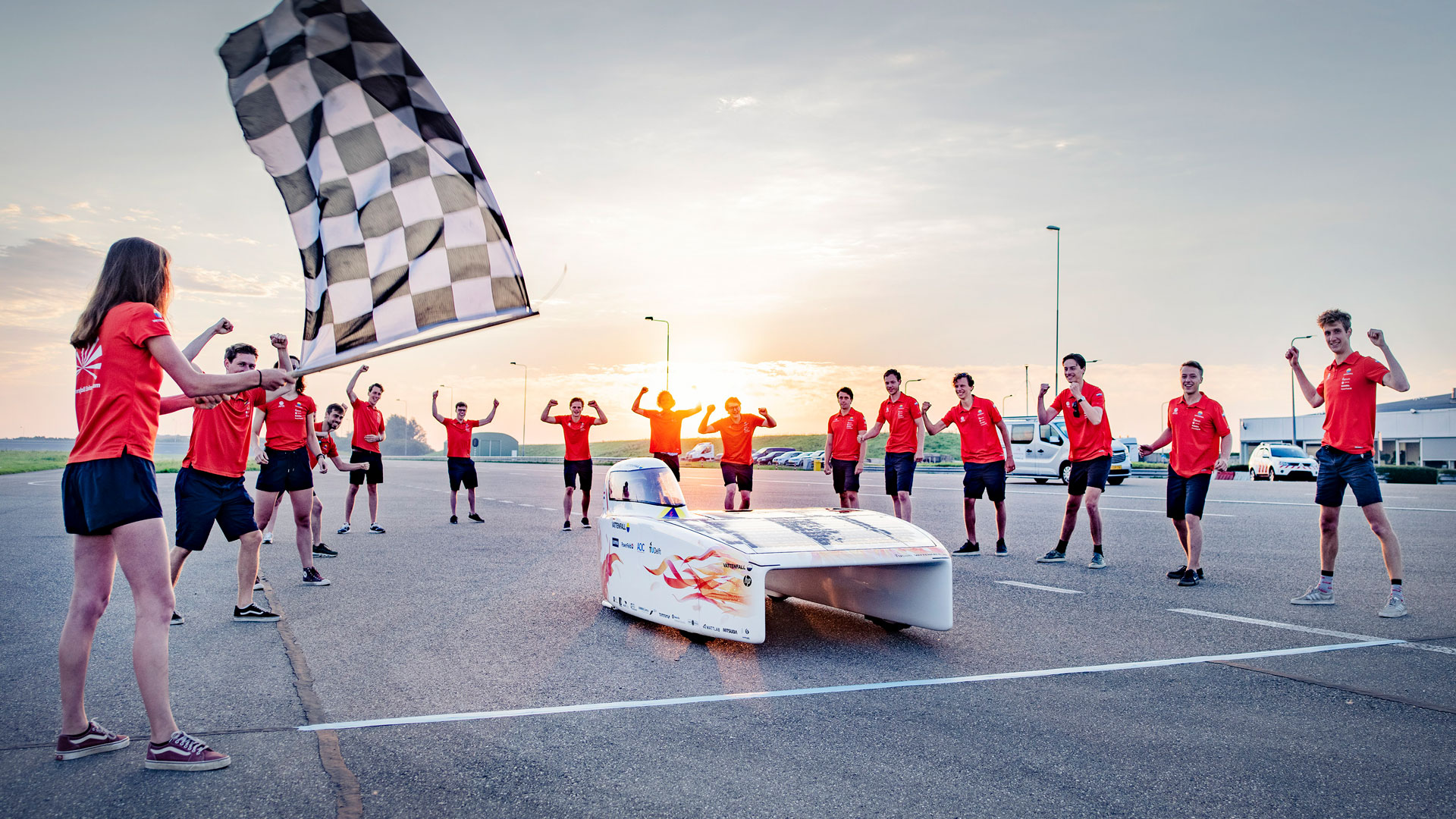 Vattenfall Solar Team. Photo: Hans-Peter van Velthoven