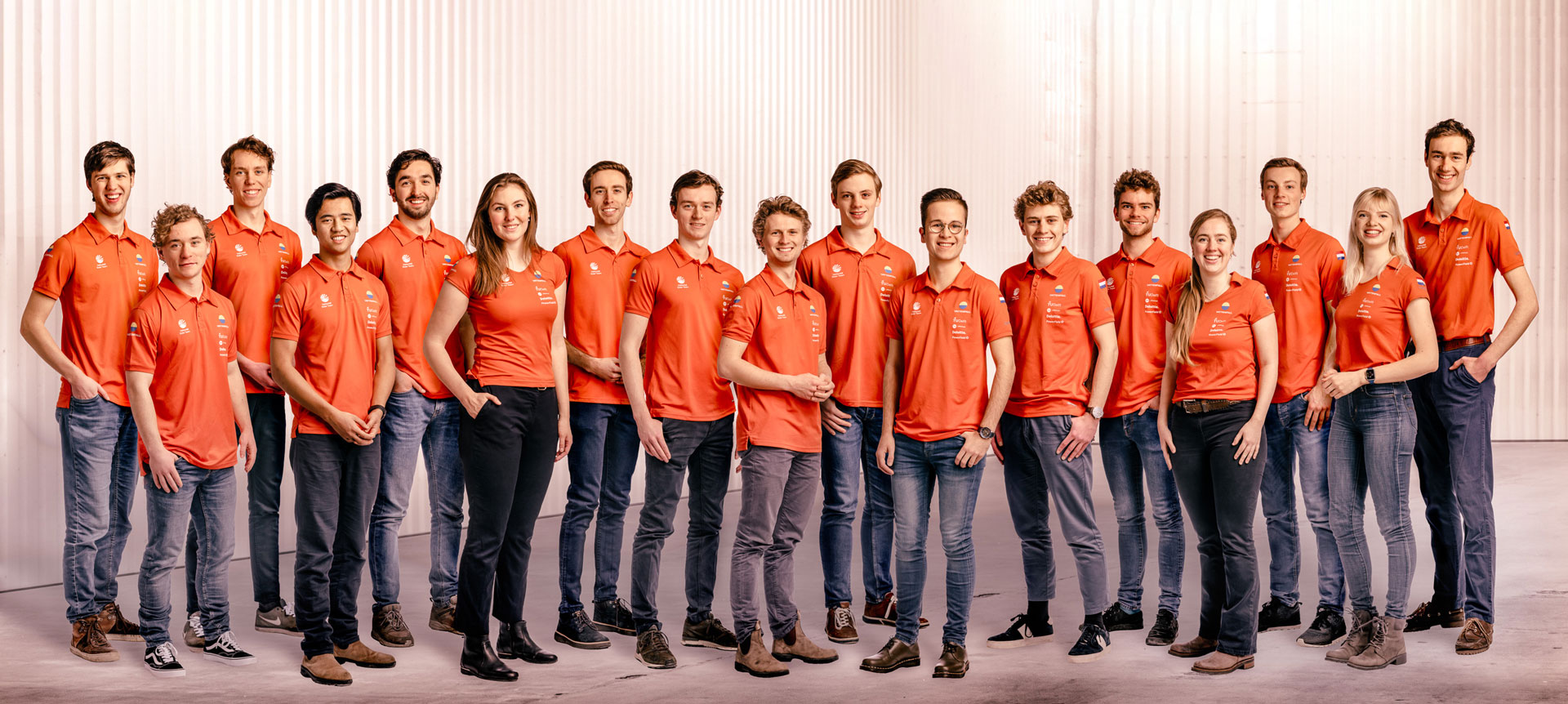  Vattenfall Solar Team 2020. Due to Coronavirus guidance, the Vattenfall Solar Team could not be photographed together. The team photo is made up of 17 individual photos.