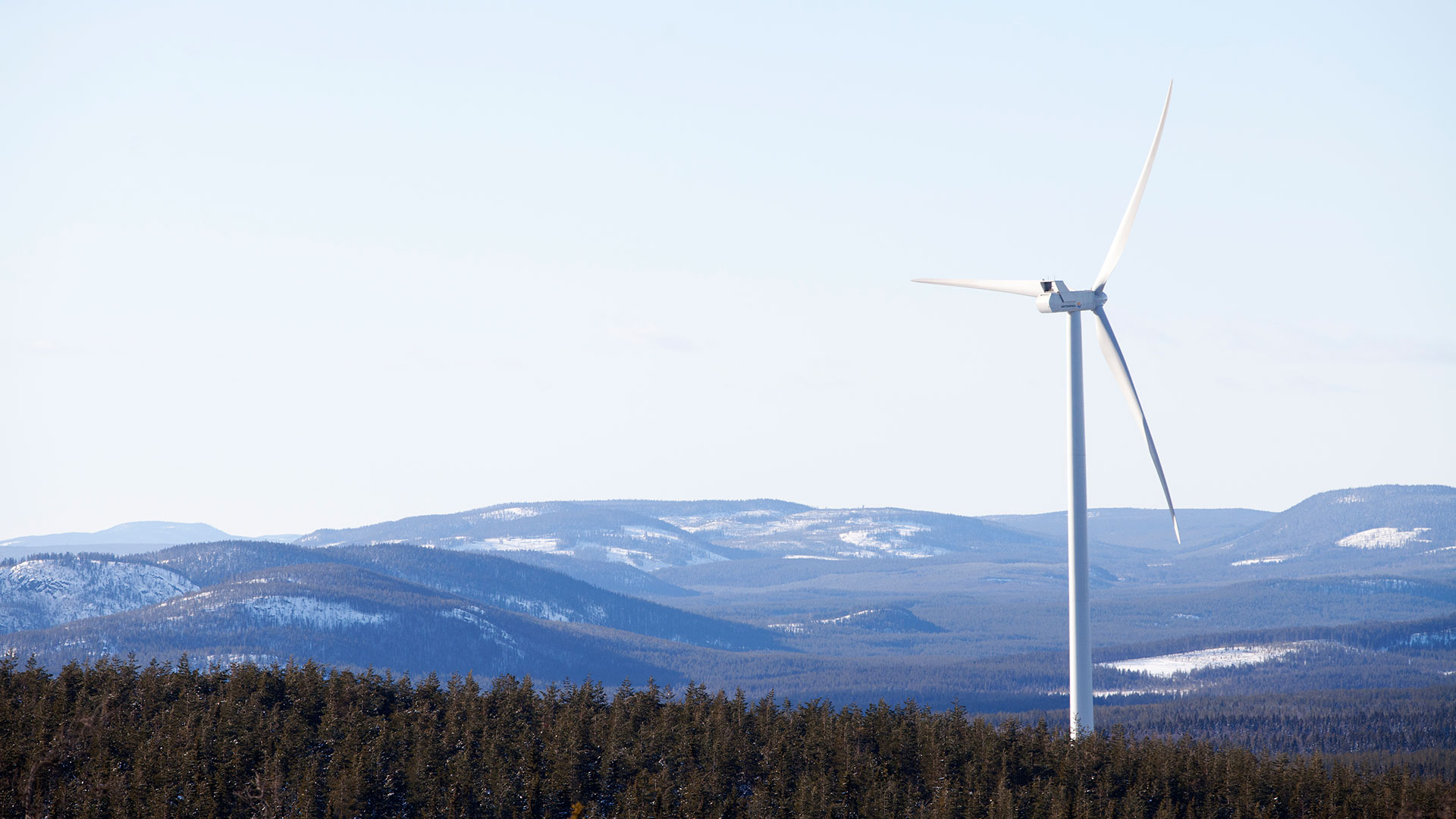 Stor-Rotliden wind farm in Northern Sweden 