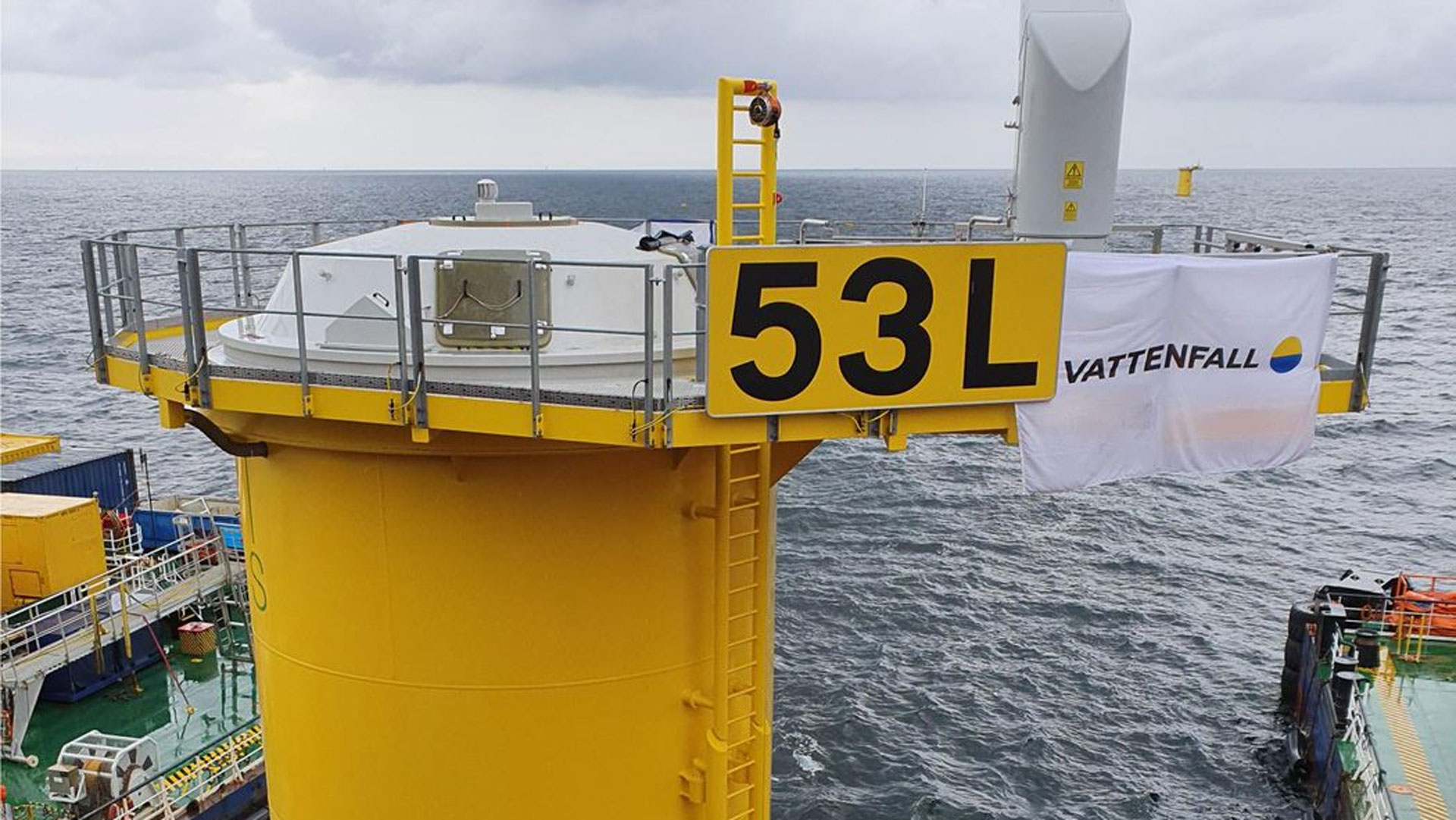 Fredag ​​blev det 72. og sidste fundament for Kriegers Flak Offshore Wind Farm med succes placeret i Østersøen.
