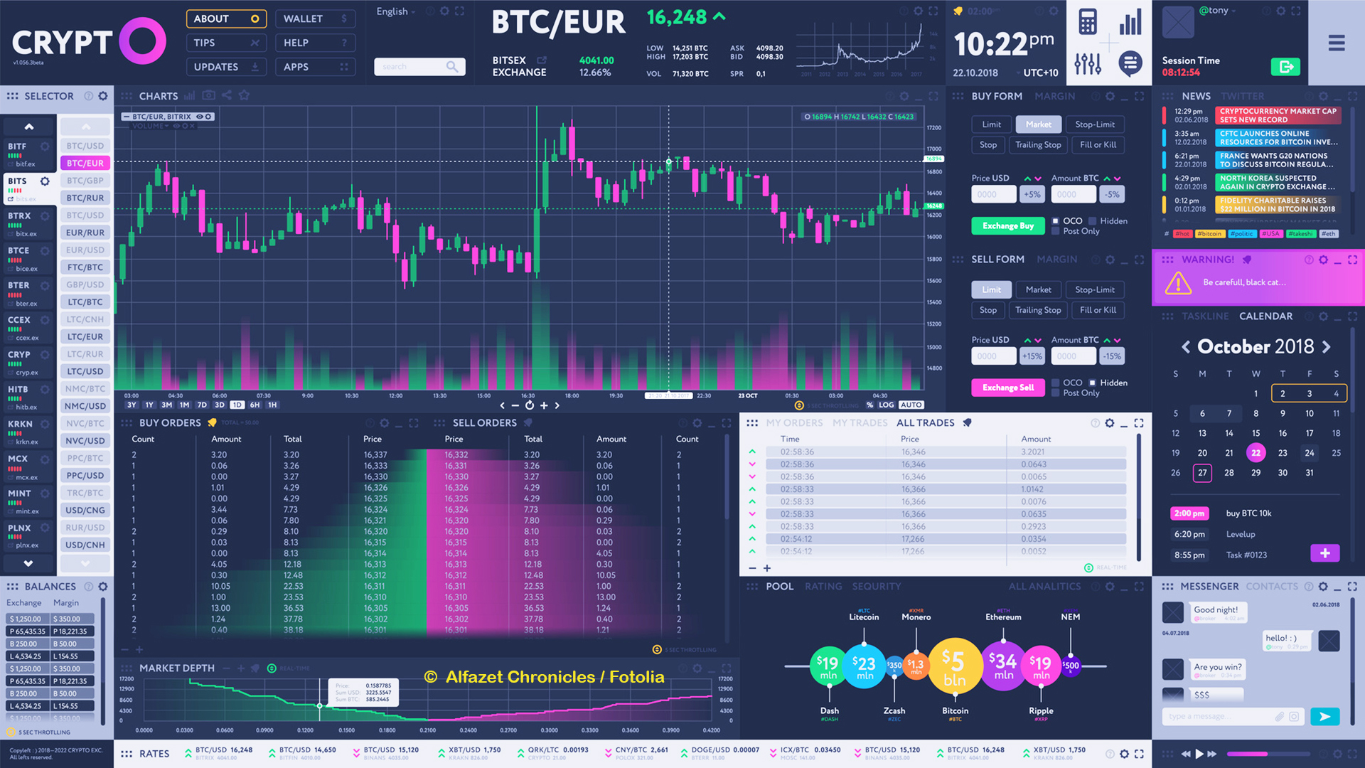 Blockchain illustration. Image: Fotolia/Alfazet Chronicles