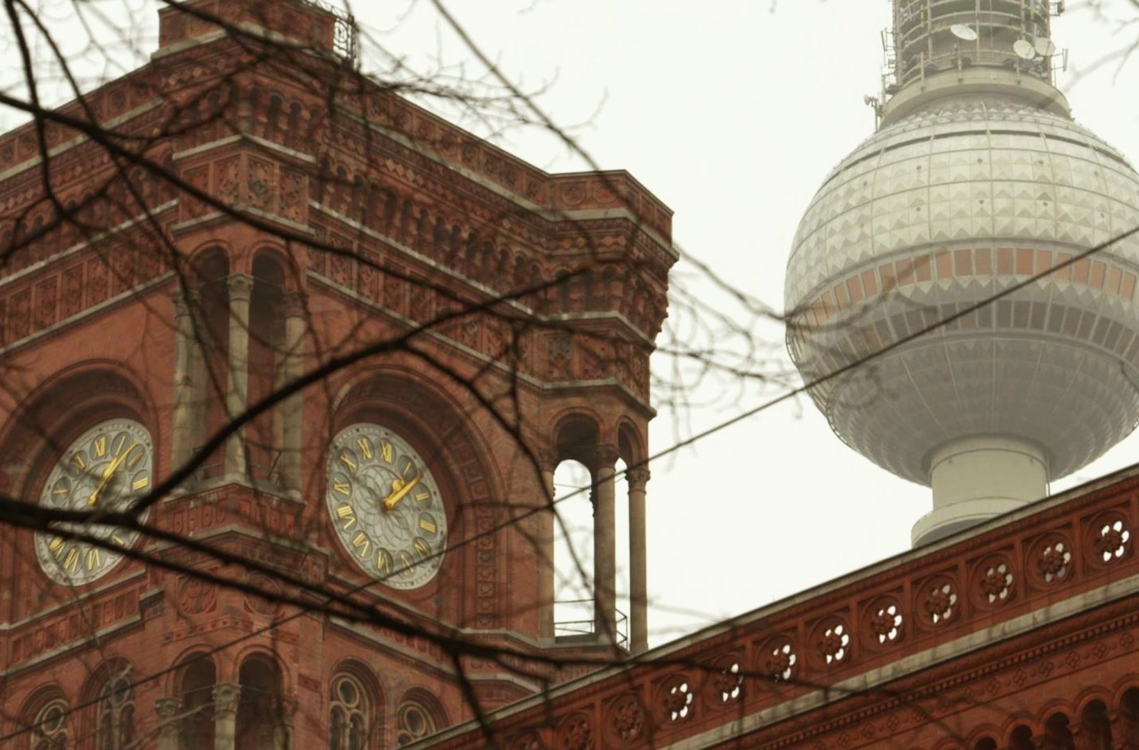 Rathaus_Fernsehturm Berlin